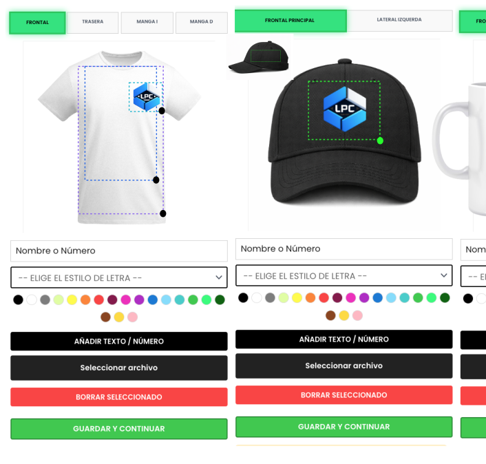 LiveProduct Customizer visual editor for WooCommerce personalized products