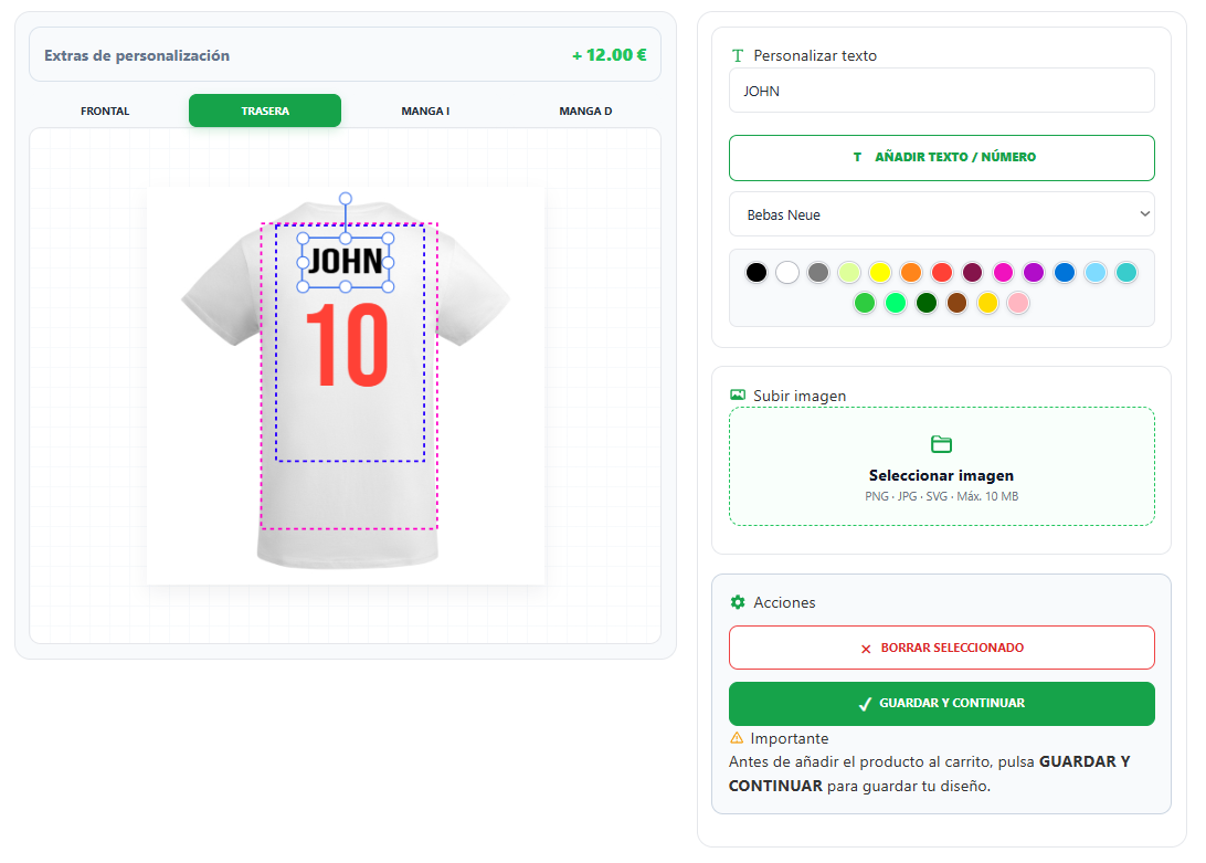 WooCommerce custom text personalization